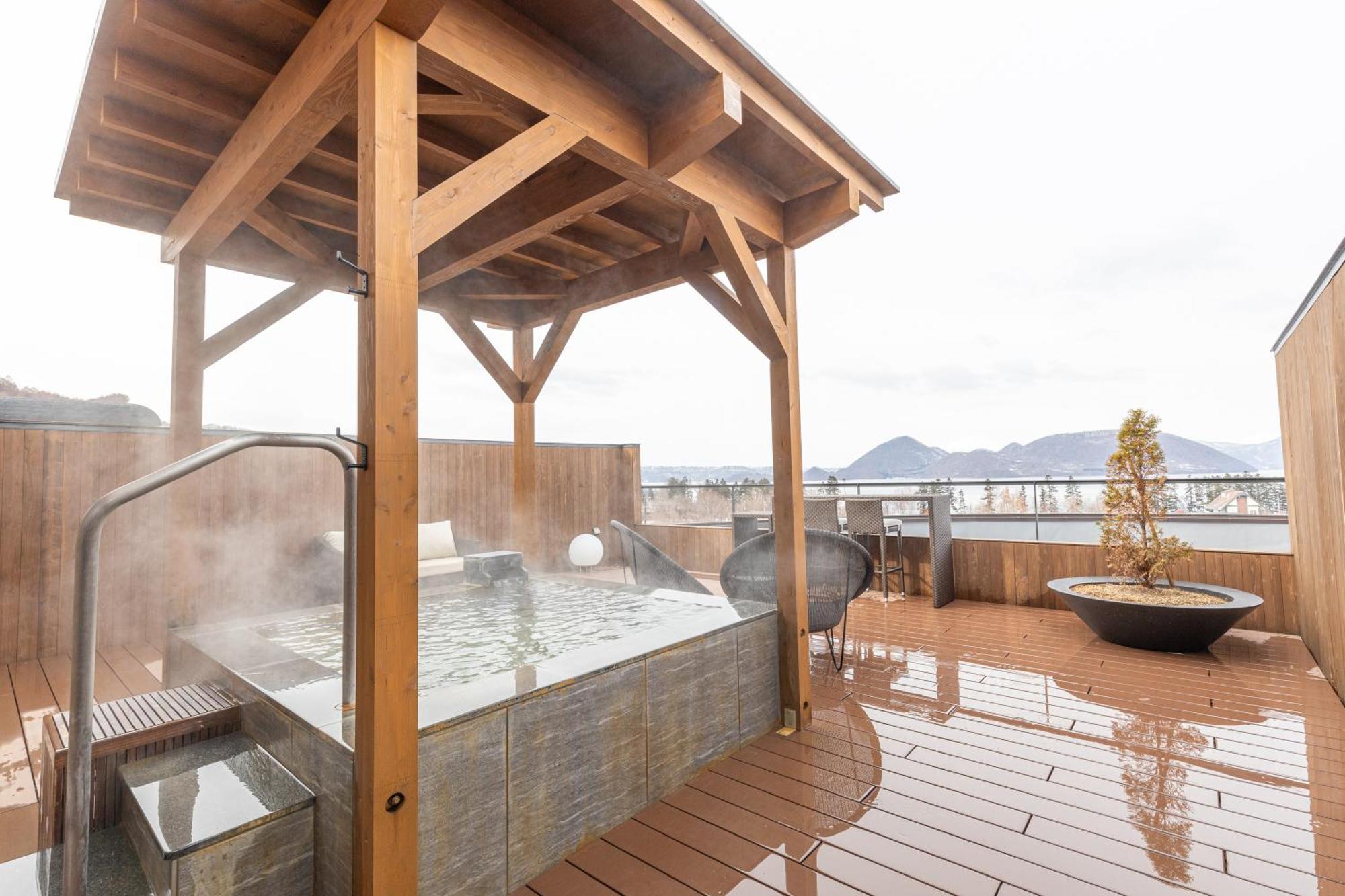 Lake Toya Tsuruga Resort Hikarinouta Toyako Exterior photo