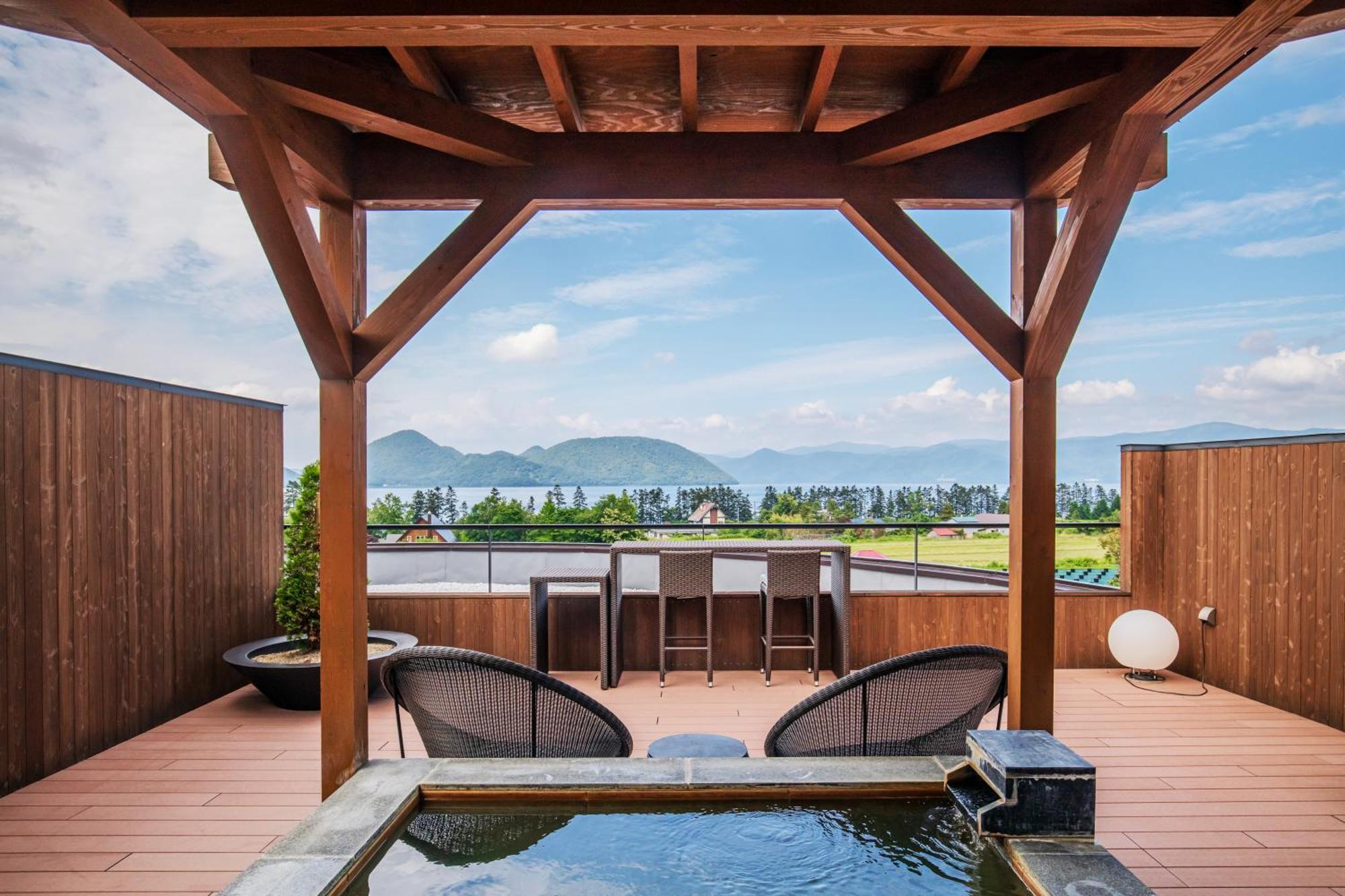Lake Toya Tsuruga Resort Hikarinouta Toyako Exterior photo